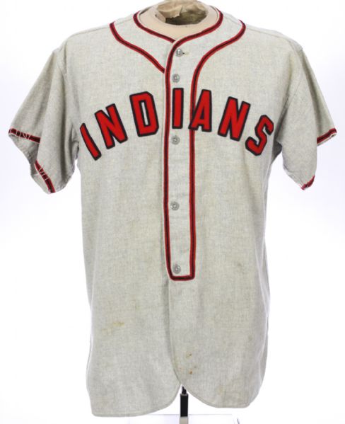 1961-63 Indians Minor League Jersey (MEARS LOA)