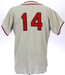 1961-63 Indians Minor League Jersey (MEARS LOA)