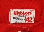 1967-72 Wilson Red Durene #12 Game Worn Football Jersey (MEARS LOA)