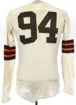 1947 Jim Dewar Cleveland Browns Game Worn Road Jersey (MEARS A10)