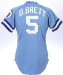 1981 George Brett Kansas City Royals Jersey (MEARS LOA)