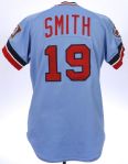 1986 Roy Smith Minnesota Twins Game Worn Road Jersey (MEARS LOA)