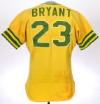 1979 Derek Bryant Oakland A's Game Worn Alternate Jersey (MEARS LOA)