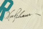 1981-83 Kim Bokamper Miami Dolphins Signed Game Worn Road Jersey (MEARS LOA/JSA)