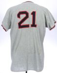 1969 Mike Roarke California Angels Game Worn Road Jersey (MEARS LOA)