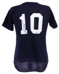 1983 Phil Rizzuto Signed New York Yankees Game Worn Batting Practice Jersey (MEARS LOA/JSA/Steiner)