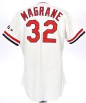 1990 Joe Magrane St. Louis Cardinals Game Worn Home Jersey (MEARS LOA)