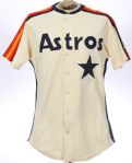 1990 Javier Oritz Houston Astros Game Worn Road Jersey (MEARS LOA)