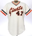 1981 Don McMahon San Francisco Giants Game Worn Home Jersey (MEARS LOA)