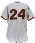 1993-96 Willie Mays San Francisco Giants Post-Career Road Jersey (MEARS LOA)