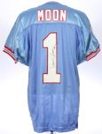 1991-93 Warren Moon Houston Oilers Signed Home Jersey (MEARS LOA/JSA)