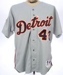1994 Sean Bergman Detroit Tigers Game Worn Road Jersey (MEARS LOA)