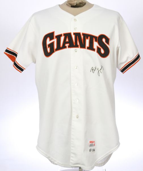 1984 Bill Laskey San Francisco Giants Signed Game Worn Home Jersey (MEARS LOA/JSA)