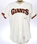 1984 Bill Laskey San Francisco Giants Signed Game Worn Home Jersey (MEARS LOA/JSA)
