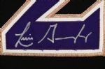 2005 Luis Gonzalez Arizona Diamondbacks Signed Game Worn Alternate Jersey (MEARS LOA/JSA)