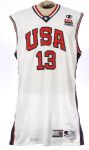 2000 Tim Duncan USA Olumpic Basketball Qualifying Jersey (MEARS LOA)
