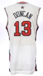 2000 Tim Duncan USA Olumpic Basketball Qualifying Jersey (MEARS LOA)