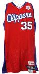 2009 (December 25) Chris Kaman Los Angeles Clippers Game Worn Road Jersey (MEARS LOA/MeiGray)