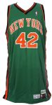 2009 (March 18) David Lee New York Knicks Game Worn St. Patricks Day Jersey (MEARS LOA/MeiGray)