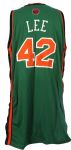 2009 (March 18) David Lee New York Knicks Game Worn St. Patrick's Day Jersey (MEARS LOA/MeiGray)