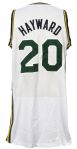 2012 (October 31) Gordon Hayward Utah Jazz Game Worn Home Jersey (MEARS LOA/MeiGray)