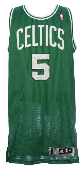 2012 (October 30) Kevin Garnett Boston Celtics Game Worn Road Jersey (MEARS LOA/MeiGray)