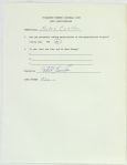 1970s Mike Cuellar Milwaukee Brewers Minor League Drug Questionnaire “Baltimore Orioles 20 Game Winner” d. 2010 (JSA)