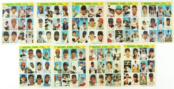 1969 MLBP Baseball Stars Official Photostamps American League Series 1-9 – Complete American League Set “NR MINT”