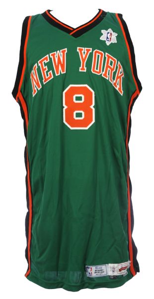 2009 (December 25) Danilo Gallinari New York Knicks Game Worn Home Jersey (MEARS LOA/MeiGray)
