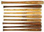 1930s-70s H&B Louisville Slugger Miniature Bat Collection - Lot of 9 w/ Mickey Mantle, Ted Williams, Joe DiMaggio & More