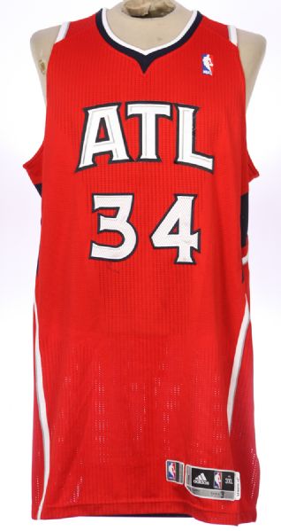 2012 (May 4) Jason Collins Atlanta Hawks Game Worn Road Jersey (MEARS LOA/Team LOA)