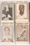 1940s-80s Hall of Fame 3.5" x 5.5" Exhibit Card Collection - Lot of 163 
