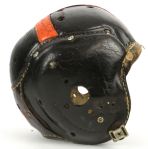 1940's Black & Orange #17 Game Worn Football Helmet (MEARS LOA)