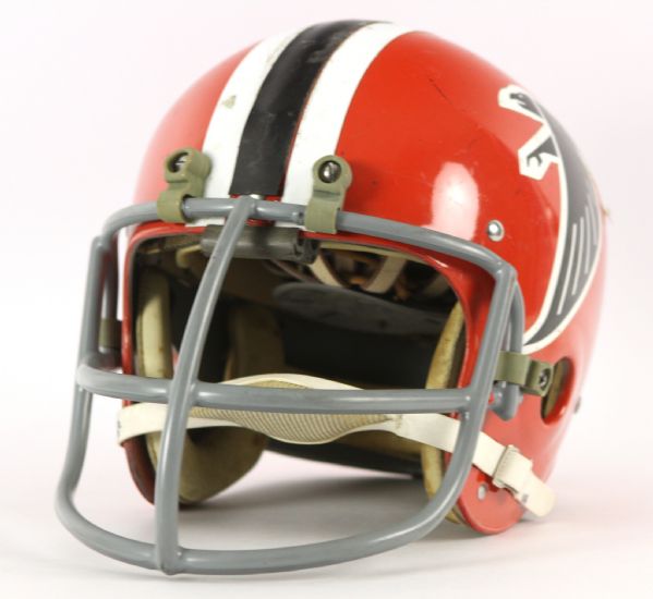 1970s (early) Tommy Nobis Atlanta Falcons Signed Game Worn Helmet (MEARS LOA)