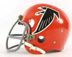 1970's (early) Tommy Nobis Atlanta Falcons Signed Game Worn Helmet (MEARS LOA)