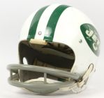 1970s New York Jets Game Worn Football Helmet (MEARS LOA)
