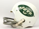 1970's New York Jets Game Worn Football Helmet (MEARS LOA)