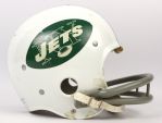 1970's New York Jets Game Worn Football Helmet (MEARS LOA)