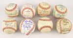 1970s-2000s Signed Baseball Collection - Lot of 8 w/ Johnny Bench, Carlton Fisk, Brooks Robinson, Johnny Mize & More
