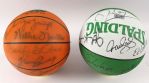 1960's-90's Boston Celtics Memorabilia Collections - Lot of 5 w/ 4 Signed Basketball Including Red Auerbach, John Havlicek & More (JSA)