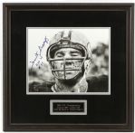 2006 Forrest Gregg Green Bay Packers Signed 21" x 21" Framed 1965 NFL Championship Photo