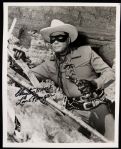 1980s Clayton Moore Lone Ranger Signed 8" x 10" Photo (MEARS LOA)