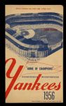 1956 (September 30) New York Yankees Boston Red Sox Yankee Stadium Scored Program - Mantle Drives in Final Run of his Triple Crown Season