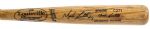 1997-98 Mark Loretta Milwaukee Brewers Signed Louisville Slugger Professional Model Game Used Bat (MEARS LOA/JSA)