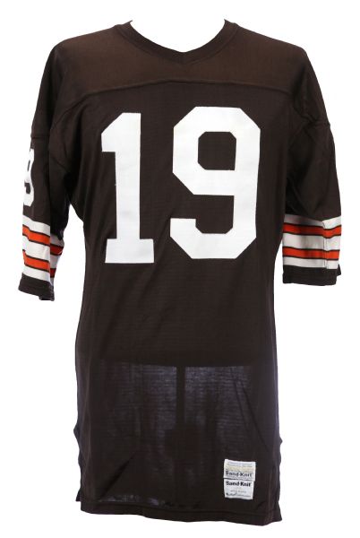 1985-90 Bernie Kosar Cleveland Browns Signed Game Worn Home Jersey (MEARS LOA)