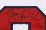 2004 (July 15) Terry Pendleton Atlanta Braves Signed Game Worn Home Jersey w/ Warren Spahn Memorial Patch (MEARS LOA/MLB Hologram)