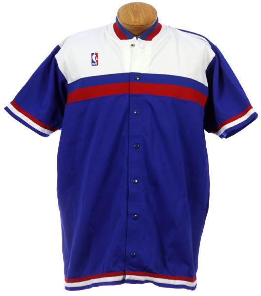 1986-87 John Williams Washington Bullets Game Worn Warm Up Jacket (MEARS LOA)