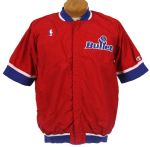 1992-93 Rex Chapman Washington Bullets Game Worn Warm Up Jacket (MEARS LOA)
