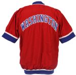 1992-93 Rex Chapman Washington Bullets Game Worn Warm Up Jacket (MEARS LOA)