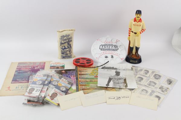 1950s-2000s Baseball Memorabilia Collection - Lot of 180 w/ Ernie Lombardi, Lefty ODoul, Elmer Flick & Harry Hooper Signed Note Cards
